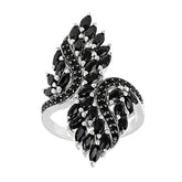 Sterling Silver Semi Mount Ring Setting Round RD Cluster 群镶mm - Syzjewelry